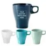 Custom fargrik swedish design colorful coffee mug tea stoneware fargrik mug