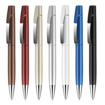 Spinning plastic ballpoint pen with mutil-color printing personialised custom logo for office school kids gife