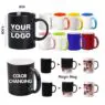 Wholesale custom logo 11oz white sublimation coffee cup sublimation blank ceramic mugs