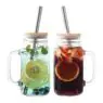 Amazons hot sell customize logo glass tumbler boba cup with bamboo lid and straws glass beer can glass iced coffee glasses mugs