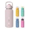 Custom logo colorful lid 18oz 22oz 32oz powder coated double wall vacuum insulated stainless steel water bottle