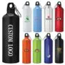 Customized low price promotion water bottle logo outdoor sport aluminium bottle water bottle with print logo for promotion gift