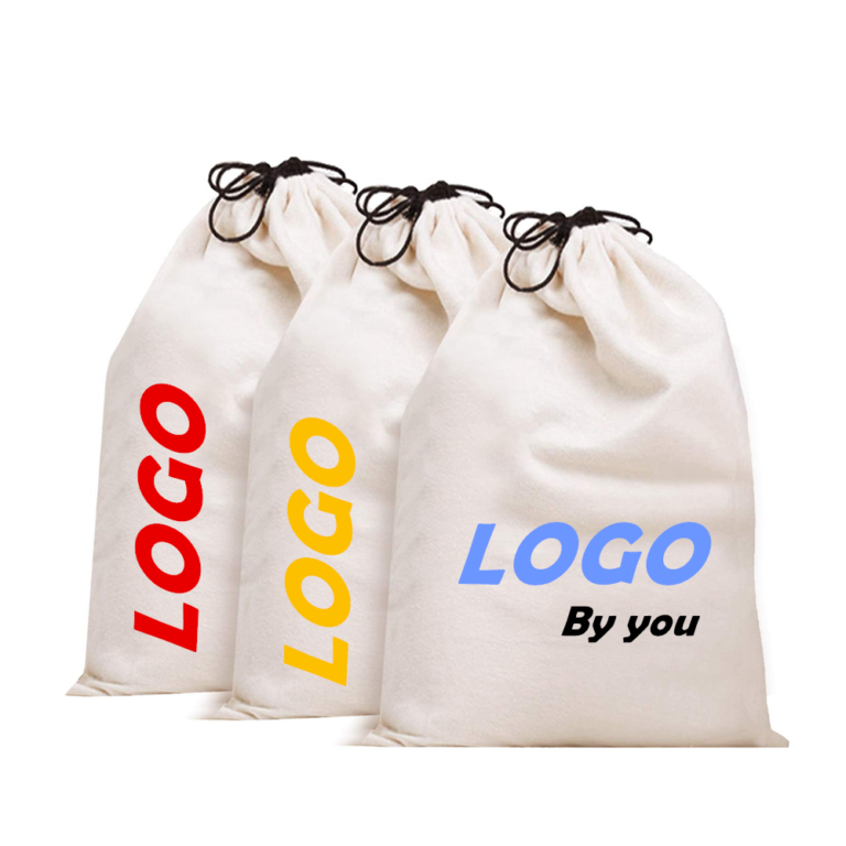 Custom promotional wholesale drawstring bags with logo from China manufacturer