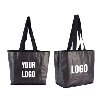 Custom promotional wholesale laminated tote bags with logo from China manufacturer