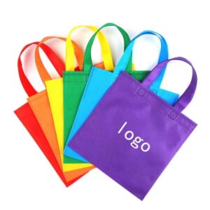 Eco friendly custom logo garment clothes nonwoven grocery reusable bag tote non woven shopping bag