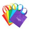 Eco friendly custom logo garment clothes nonwoven grocery reusable bag tote non woven shopping bag
