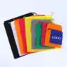 No-shrinking non woven string bag colorful nonwoven drawstring bag non woven drawstring shoe dust storage carrier travel bag