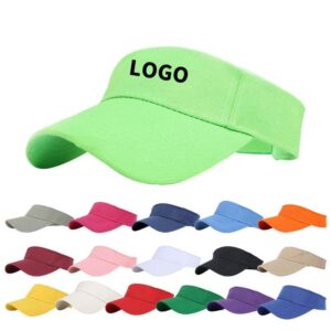 Wholesale custom logo summer sunvisor viceras deportiva para el sol viseira unsex visor cap sport sun visors hat
