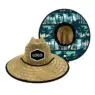 Wholesale summer spring outdoor men's women flower lifeguard sun-proof big brim straw beach hats with custom logo