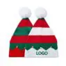 Custom knit santa hat wholesale unisex adult kids xmas festival holiday knitted christmas hats