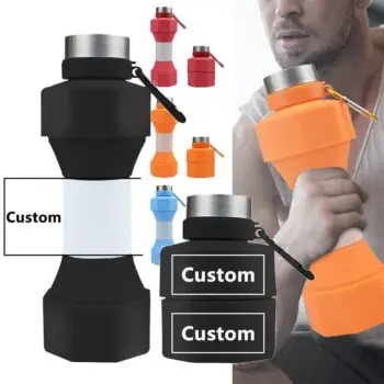 M collapsible water bottle