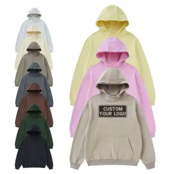 100% cotton comfortable casual fashion oversized hoodies for men and women
