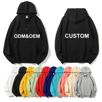 Custom logo hoodie unisex designer embroidery hoodies plain men pullover tracksuits customize hoodie with custom logo design