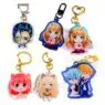 Wholesale cute kawaii anime double sided acrylic transparent keychain charm custom acrylic key rings