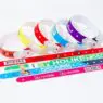 Custom high quantity water proof pvc patient id band vinyl disposable medical id bracelet hospital