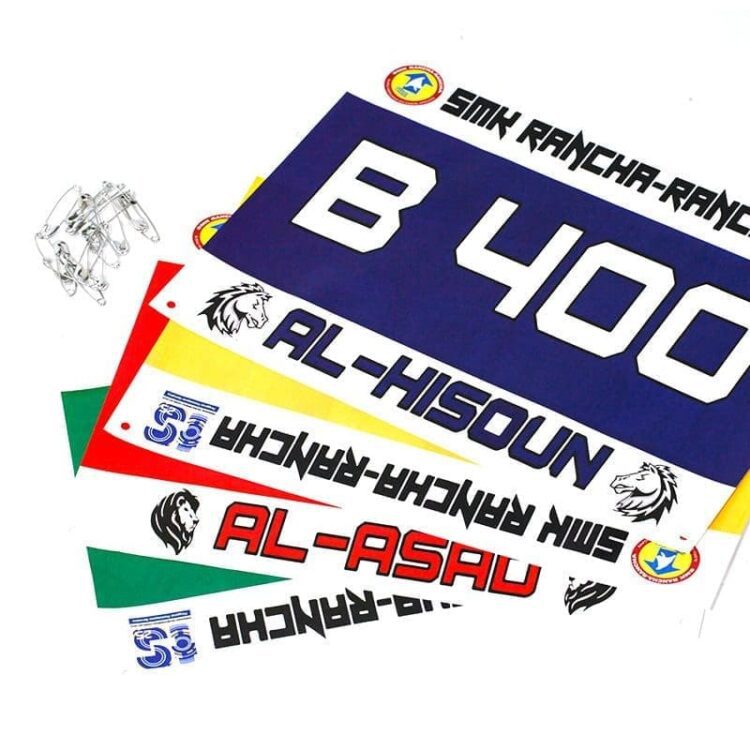 Free design new digital full color printing custom logo waterproof tyvek paper race bib numbers for marathon running