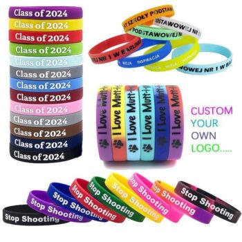 Professional manufacturer silicone rubber bracelet wholesale silicone bracelet wristband printing custom silicone bracelet