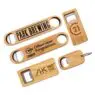 Novelty custom logo keychain beer bottle opener manufacturer wholesale wooden blank opener key chain print logo bottle opener