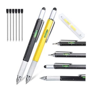 Promotional multifunction tool stylus pen with plastic metal touch multi function custom logo ball point ballpoint promotion