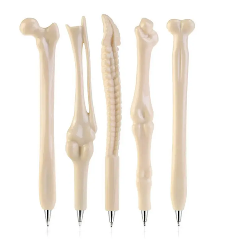 New novelty medical doctor bone pen with promotion commercial spine shaped stand logo ballpoint writing for student supplies