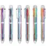 6-color retractable ballpoint pens for office school supplies students children gift