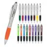 Diy personalized plastic fat stylus ball pen with touchscreen universal bulk ink custom logo printed printing ballpoint