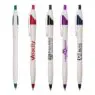 Popular custom logo promotional cheap plastic ball pen javelin ballpoint pens with full color logo