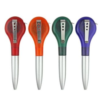 Customized logo printing qr code customized creative ball point pen wholesale tape measure pen