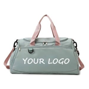 Custom logo men's women's gym bag wet dry bag handbag swimming shoulder strap weekend fitness training bag