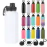 32oz stainless steel wide mouth metal bottles bpa free vacuum insulated hot and cold sports water bottles