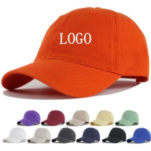 Top quality all color unisex custom embroidery logo unstructured dad hats customize baseball cap for men and women
