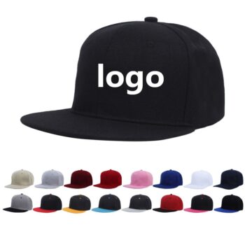 Adjustable closure hip hop cap unisex solid color leisure snapback cap