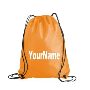 Custom logo polyester nylon waterproof drawstring backpacks for promotional gifts beach sports gym travel shopping dust bags