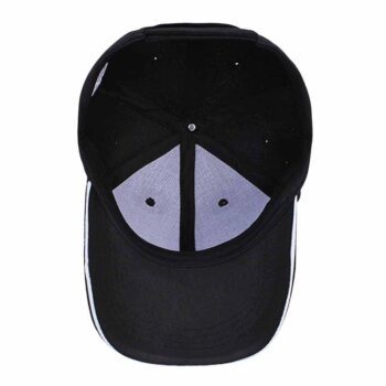 Wholesale gorras customised embroidery solid color plain sandwich brim baseball caps custom hats