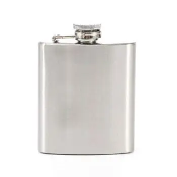Custom logo portable wine whiskey hip flask capacity male alcohol pot bottle flask pocket stainless steel hip flasks 8oz