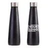 Custom logo 304 stainless steel double wall thermos cup sports water bottle pyramid triangle vacuum cup drink cup