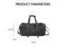 Custom logo oxford travel bag large capacity sport fitness gym bags for men women outdoor travelling yoga duffle bag