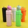 650ml stainless steel double wall insulated water bottle with straw gourde sport drinking bottle