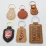 Custom logo buckle key holder metal genuine leather keychain gift key chains