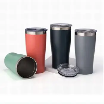 Custom logo 20 oz 30 oz stainless steel insulated coffee mug waist tumbler travel cup