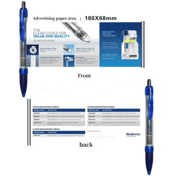 Low-cost customized paper-pulling color pattern banner advertising pen