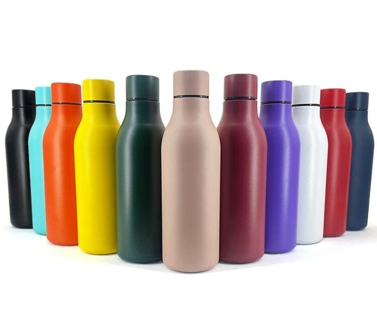 Factory custom logo sport drink stainless steel water bottle 550ml water bottles vacuum insulated water bottle bpa free