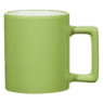 Promotional custom imprinted personalized printed 11 oz. square handle joe color mug & cups