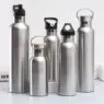 Custom stainless steel water bottle 12oz 17oz 20oz 25oz 34oz termos sports bpa free water bottles with crown lid