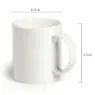 Wholesale custom logo 11oz white sublimation coffee cup sublimation blank ceramic mugs