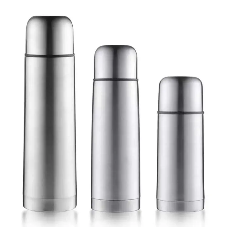 Traditional bullet head vacuum insulated stainless steel air tight lid leaking proof double wall mate thermoses water bottle