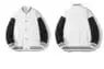 Street wear blank baseball jacket truckers letterman baseball custom leather varsity jacket