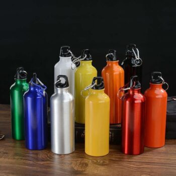 Customized low price promotion water bottle logo outdoor sport aluminium bottle water bottle with print logo for promotion gift