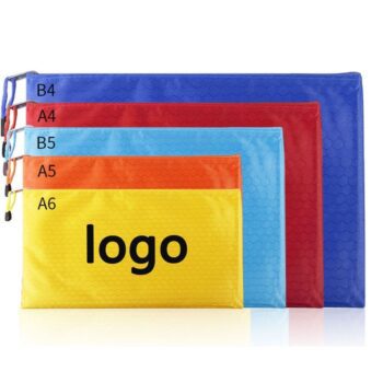 A4 felt document bag business briefcase oxford file folder with zipper lamination pouches a4 promotion file holder