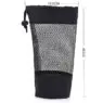 Custom wholesale large black nylon mesh bags oem odm drawstring bags yoga mat massager beach game packaging mesh bag